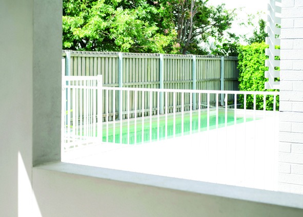 Secure, fully fenced complex with shared pool and quiet outlook.